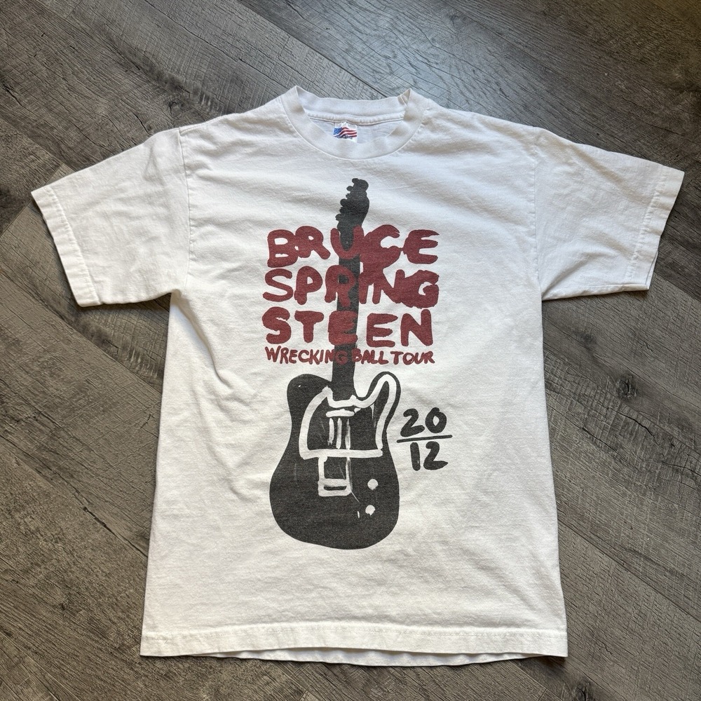 Bruce Springsteen Wrecking Ball 2012 Concert Tour Sz Large Medium Made In USA